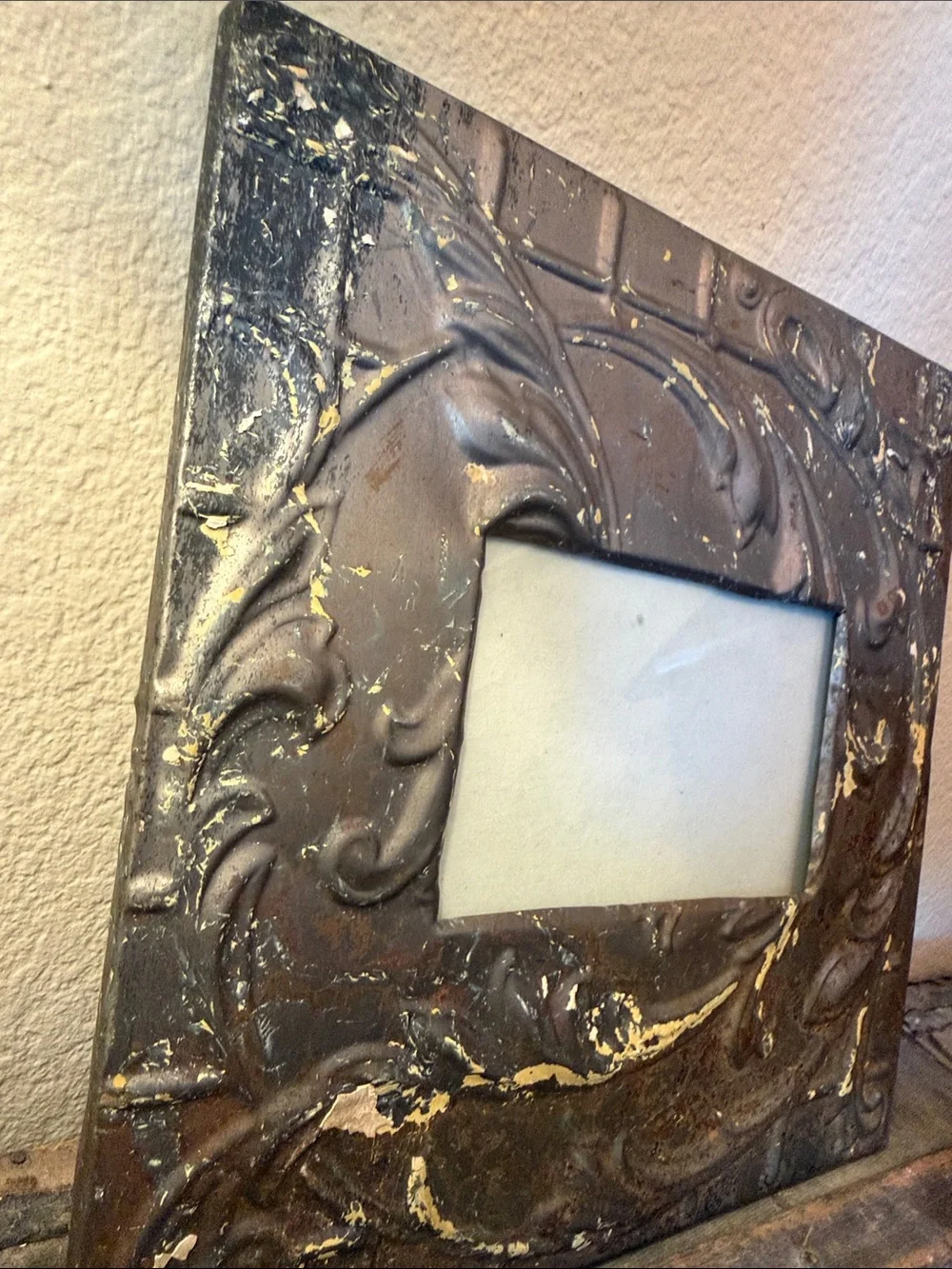 Architectural Tin 4x6 Photo Frames (Set of 2)
